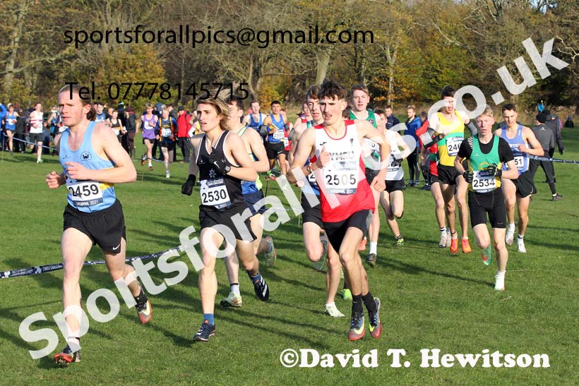 Mens under-20s, European Cross Country Championships Trials, Sefton Park, Liverpool. Photo: David T. Hewitson/Sports for All Pics